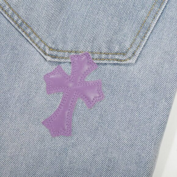 New Chrome Hearts Joker Limited Edition Graffiti Unisex Jeans - Picture 15 of 16